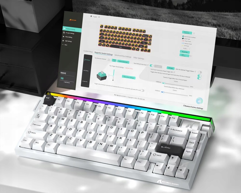 Algorytmy Snap Tap SOCD i Dynamic Keystrokes w oprogramowaniu klawiatury.